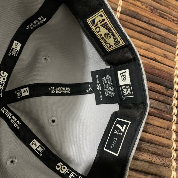 NBA Portland TrailBlazers Hat (silver/grey) 7 1/4 - Picture 6 of 6